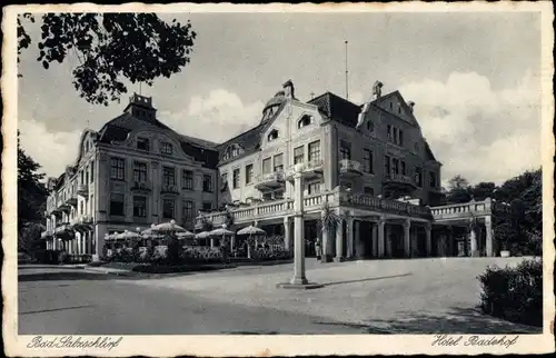 Ak Bad Salzschlirf in Hessen, Hotel Badehof