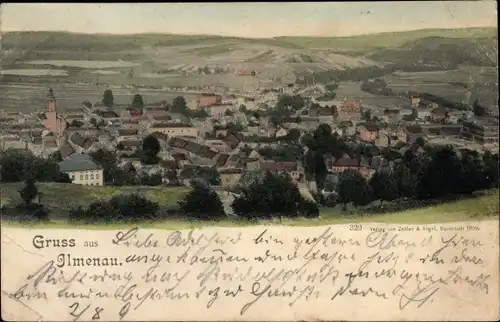 Ak Ilmenau in Thüringen, Panorama