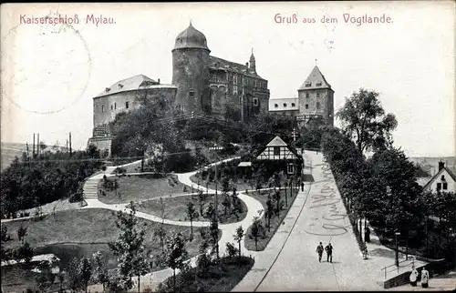 Ak Mylau Reichenbach im Vogtland, Kaiserschloss