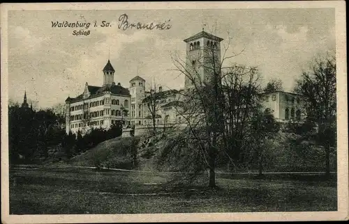 Ak Waldenburg in Sachsen, Schloss