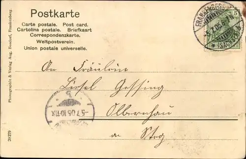 Ak Frankenberg in Sachsen, Lützelhöhe