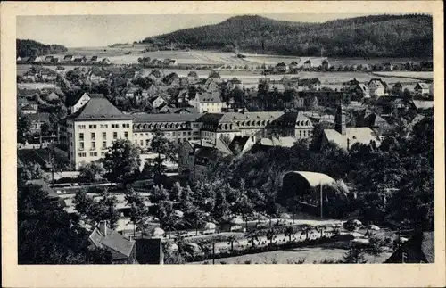 Ak Oberschlema Bad Schlema im Erzgebirge Sachsen, Konzertplatz, Kurhotel, Kurhaus