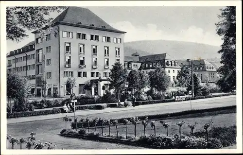 Ak Oberschlema Bad Schlema im Erzgebirge Sachsen, Kurhaus und Kurhotel