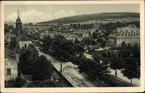 Ak Oberschlema Bad Schlema im Erzgebirge, Radiumbad, Kirche