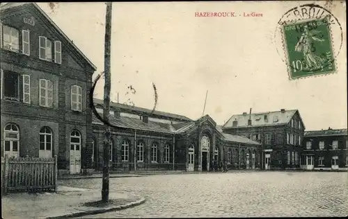 Ak Hazebrouck Nord, Bahnhof