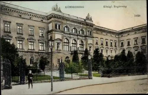 Ak Kaliningrad Königsberg Ostpreußen, Königliche Regierung