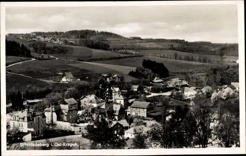 Ak Schmiedeberg Dippoldiswalde im Erzgebirge, Teilansicht