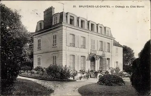 Ak Bruyeres le Chatel Essonne, Chateau du Clos Barret