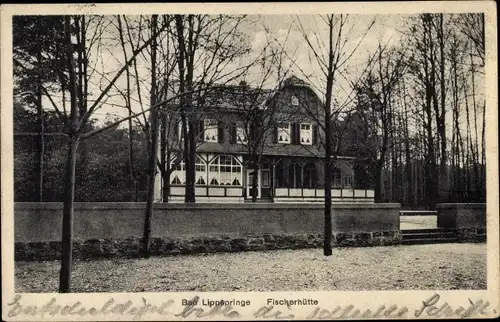 Ak Bad Lippspringe im Kreis Paderborn, Fischerhütte