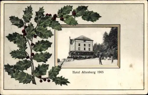 Passepartout Ak Neubois Gereuth Elsass Bas Rhin, Hotel Altenberg