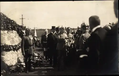 Ak Snamensk Wehlau Ostpreußen, Generalfeldmarschall Paul von Hindenburg, Kriegerdenkmal Besuch 1924