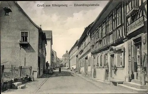 Ak Königsberg in Bayern Unterfranken, Eduard-Lingel-Straße