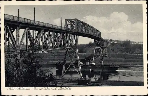 Ak Holtenau Kiel in Schleswig Holstein, Prinz-Heinrich-Brücke