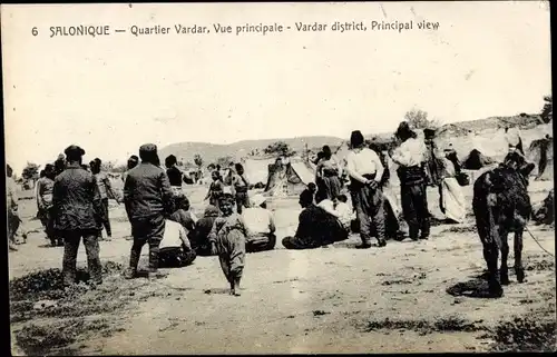 Ak Vardar Griechenland, Bezirk, Hauptansicht
