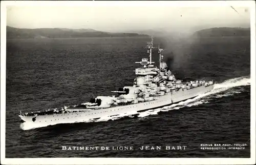 Ak Französisches Kriegsschiff Jean Bart, Französische Marine