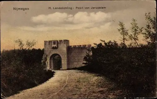 Ak Nijmegen Gelderland, Tor von Jerusalem