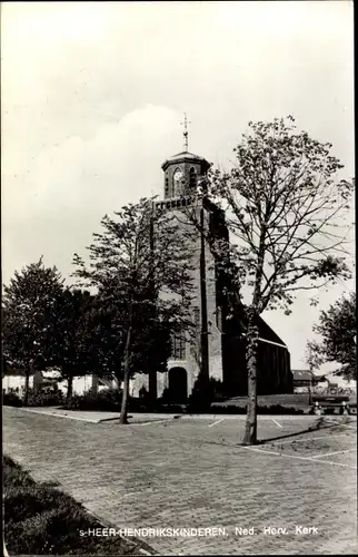 Ak 's Heer Hendrikskinderen Zeeland Niederlande, Ned. Herv. Kerk