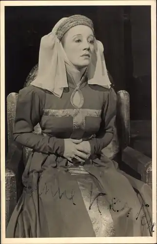 Foto Ak Schauspielerin Anne Kersten, Portrait, Autogramm