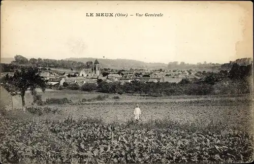 Ak Le Meux Oise, Panorama