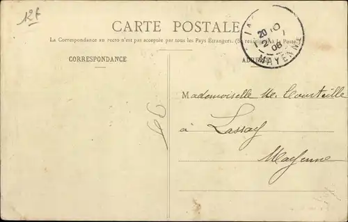 Ak Hardivillers Oise, Kirche