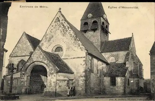 Ak Hénonville-Oise, Kirche