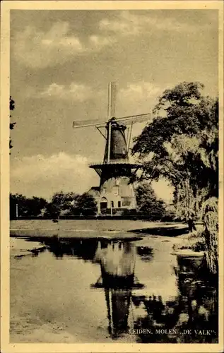 Ak Leiden Südholland Niederlande, Molen de Valk