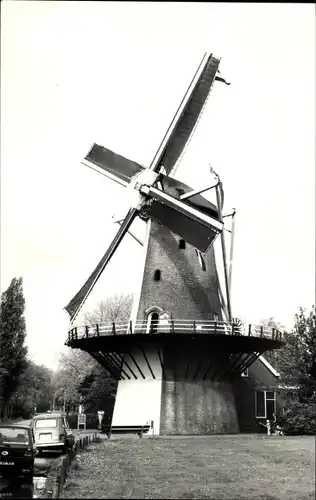 Ak Charlois Rotterdam Südholland Niederlande, Korenmolen De Zandweg