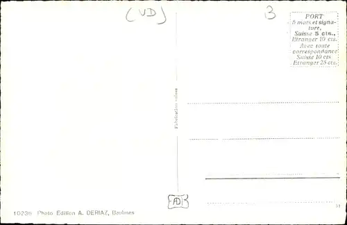 Ak Château d'Œx Oex Kanton Waadt, Planachaux, Dent de Corion