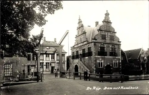 Ak De Rijp De Ryp Nordholland Niederlande, Dam, Raadhuis