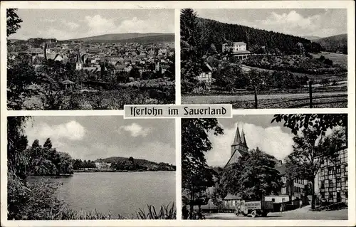 Ak Iserlohn im Märkischen Kreis, Panorama, Teilansicht