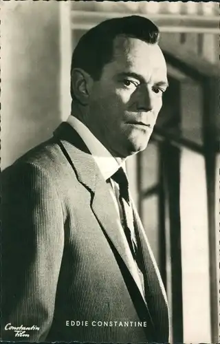 Ak Schauspieler Eddie Constantine, Portrait