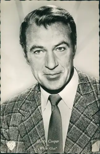 Ak Schauspieler Gary Cooper in Wilde Glut, Warner Bros., Portrait