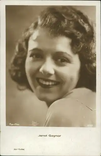 Ak Schauspielerin Janet Gaynor, Portrait