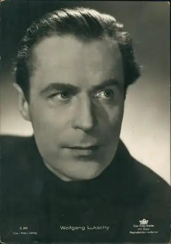 Ak Schauspieler Wolfgang Lukschy, Portrait