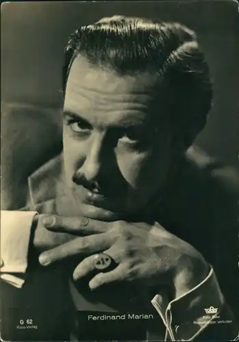 Ak Schauspieler Ferdinand Marian, Portrait