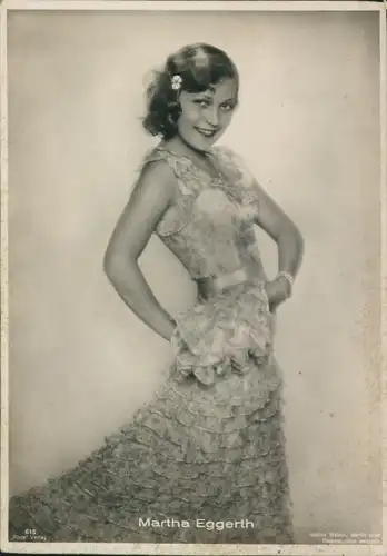 Ak Schauspielerin Martha Eggerth, Portrait,