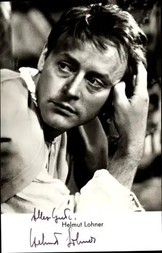 Ak Schauspieler Helmut Lohner, Portrait, Autogramm