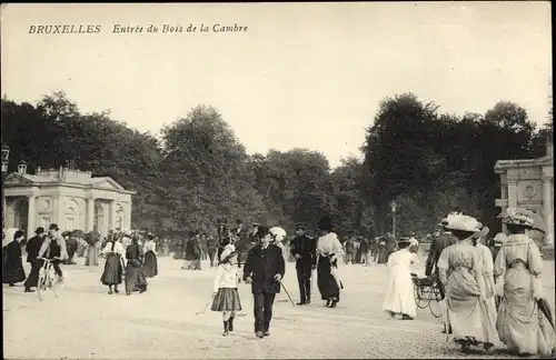 Ak Bruxelles Brüssel, Entree du Bois de la Cambre