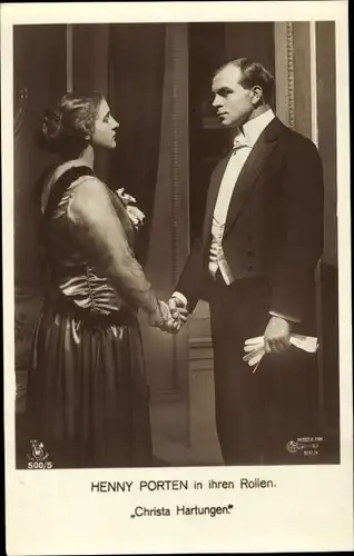 Ak Schauspielerin Henny Porten in Christa Hartugen, RPH 500/5