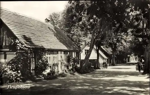 Ak Neuglobsow Stechlin Brandenburg, Straße