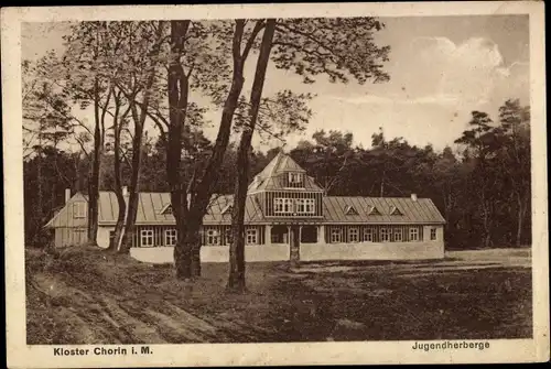 Ak Chorin im Kreis Barnim, Kloster, Blick auf die Jugendherberge