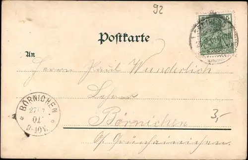 Ak Freiberg im Kreis Mittelsachsen, Park, Treppenaufgang, Denkmal