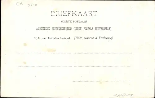 Ak Warffum Het Hogeland Groningen, Kirche, Bach