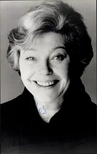 Ak Schauspielerin Rosemary Leach, Portrait, Autogramm