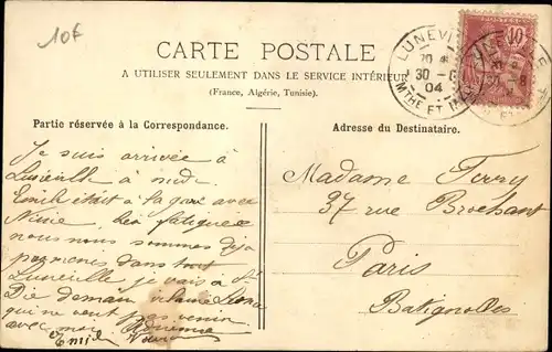 Ak Lunéville Meurthe et Moselle, Die Verleihung der Auszeichnungen am 1. Januar