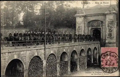 Ak Longwy Bas Meurthe et Moselle, Porte de France, Garnison