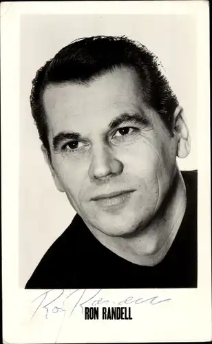 Ak Schauspieler Ron Randell, Portrait, Autogramm