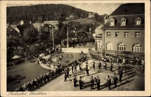 Ak Oberschlema Bad Schlema im Erzgebirge, Konzert im Kurpark