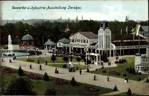 Ak Zwickau in Sachsen, Gewerbe- und Industrie-Ausstellung 1906