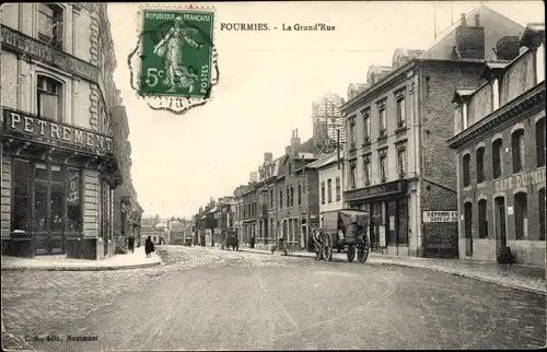 Ak Fourmies Nord, Grand Rue